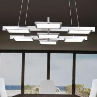 SONNEMAN Lighting 2577.01 Panels 7 Light Rectangle LED Pendant Light, подвесной светильник