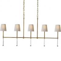 Visual Comfort SK 5055BZ-NP Camille 5-Light Linear Suspension Light, светильник