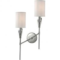 Hudson Valley Lighting 1312R-AGB Tate Two Light Wall Sconce, настенный светильник бра