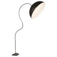 In-Es Art Design MEZZA-LUNA-PIANTANA-FLOOR-BLACK-TURQUOISE Mezza Luna Piantana Floor Lamp, светильник