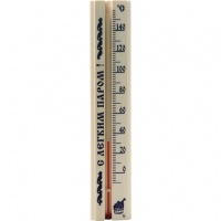 Птз Термометр для бани и сауны, малый, 4x22 см,~(HECFIJH)