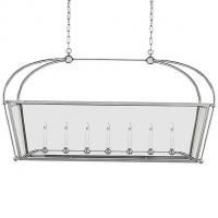 Visual Comfort Plantation 7-Light Linear Suspension Light CHC 5438AB-CG, светильник