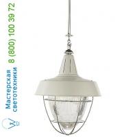 Visual Comfort TOB 5042HAB-WHT Henry Industrial Pendant with Prismatic Glass, светильник