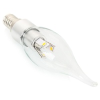 Jazzway Лампа светодиодная  PLED-CA37 CLEAR 3W 4000K 250lm E14 220/50