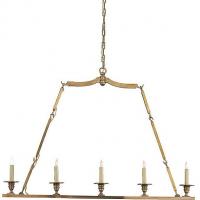 Visual Comfort Flat Line 5-Light Linear Suspension Light CHC 1441AB Visual Comfort, светильник