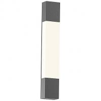 SONNEMAN Lighting OB-7352.74-WL Box Column Outdoor LED Wall Sconce (Gray/22)-OPEN BOX, опенбокс