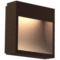 SONNEMAN Lighting 7360.72-WL Square Curve Indoor/Outdoor LED Sconce, уличный настенный светильник