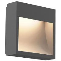 SONNEMAN Lighting 7360.72-WL Square Curve Indoor/Outdoor LED Sconce, уличный настенный светильник