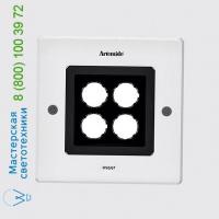 Artemide USC-T4061SPW08 Ego Recessed Square Outdoor LED Ceiling Light Artemide, уличный потолочный светильник