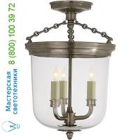 Visual Comfort TOB 4212AN Merchant Semi-Flush Mount Visual Comfort, светильник