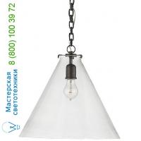 Visual Comfort Katie Conical Pendant Light (Bronze with Clear Glass) - OPEN BOX  Visual Comfort, светильник