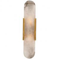 Visual Comfort Melange Elongated Wall Sconce (Burnished Brass) - OPEN BOX OB-KW 2013AB-ALB, опенбокс