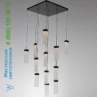 Hammerton Studio CHB0042-09-FB-BG-C01-L1 Parallel Glass Square LED Multipoint Pendant Light, светильник