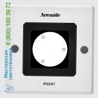 Artemide USC-T4061SPW08 Ego Recessed Square Outdoor LED Ceiling Light, уличный потолочный светильник
