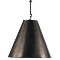 Visual Comfort OB-TOB 5090BZ-BZ Goodman Pendant (Bronze with White/Bronze/Small) - OPEN BOX, опенбокс