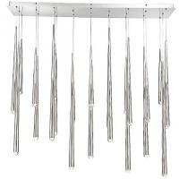 Modern Forms PD-41723L-PN Cascade Rectangular Multi-Light Pendant Light, светильник