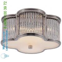 Visual Comfort Basil Flush Mount Ceiling Light With Clear Glass Rods AH 4014GM/CG-FG, светильник