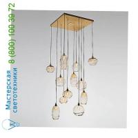 Hammerton Studio Terra Square Multi Light Pendant Light CHB0047-09-FB-OA-C01-E2 Hammerton Studio, подвесной светильник