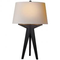 Visual Comfort CHA 8994AI-NP Russell Modern Tripod Table Lamp, настольная лампа