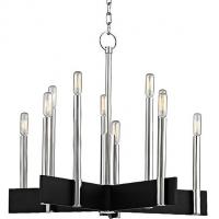 Hudson Valley Lighting Abrams 10 Light Chandelier 8825-AGB, светильник