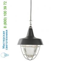 Visual Comfort TOB 5042HAB-WHT Henry Industrial Pendant with Prismatic Glass, светильник