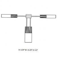 SONNEMAN Lighting Suspenders 48 Inch 2 Tier Grid 19 Light LED Suspension System S1H48K-JR180612-RP01, светильник