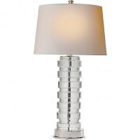 Visual Comfort CHA 8934ALB-NP Oval Stacked Table Lamp, настольная лампа