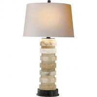 Visual Comfort Oval Stacked Table Lamp CHA 8934ALB-NP, настольная лампа