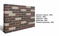 КС-Керамик Кирпич печной полнотелый гладкий темный шоколад КС-Керамик
