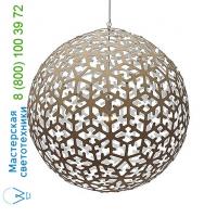 David Trubridge PLA-0800-NAT-AQU Pola Pendant Light, светильник