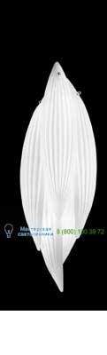 IDL 430/4A Chrome White Murano Glass