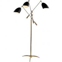 Visual Comfort Sommerard Triple Arm Floor Lamp ARN 1009HAB-BLK, светильник