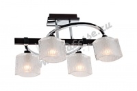 Altalusse Люстра на штанге InLIGHT-913 INL-9139C-4 Chrome, Wengue Wood