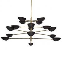 Visual Comfort ARN 5503HAB-BLK Graphic Grande 4-Tier Chandelier, светильник