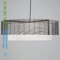 Hammerton Studio Downtown Mesh Drum Chandelier with Shade Light CHB0020-38-FB-SH-001-E2, светильник