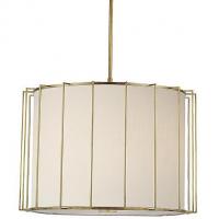 Visual Comfort Carousel Drum Shade Pendant Light BBL 5014BZ-L Visual Comfort, светильник