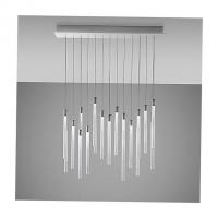 Fabbian Tooby 20 Light Rectangular Multispot Pendant Fabbian, светильник