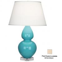 Robert Abbey OB-A741X Double Gourd Lucite Table Lamp - Large (Egg Blue/Pearl) - OPEN BOX RETURN Robert Abbey, опенбокс