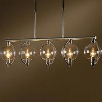 Hubbardton Forge 137805-1007 Pluto 5 Light Linear Suspension Light, светильник