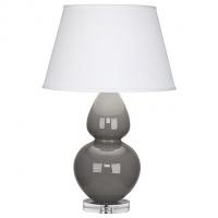 Robert Abbey Double Gourd Table Lamp (Taupe/Ivory) - OPEN BOX RETURN OB-A785X, опенбокс