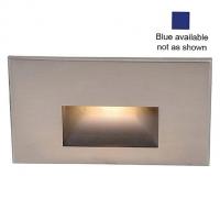 WAC Lighting OB-WL-LED100-C-BN LED100 LEDme Step Light (Blue/Nickel) - OPEN BOX, опенбокс