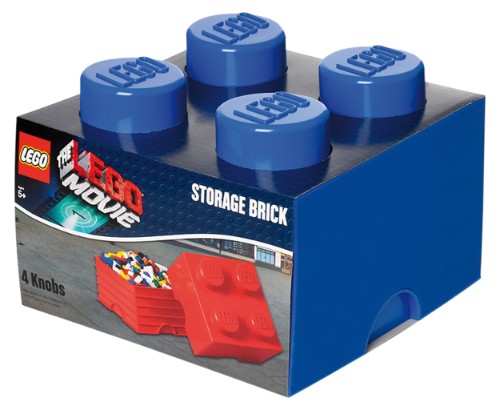 Ящик ярко-синий для хранения игрушек